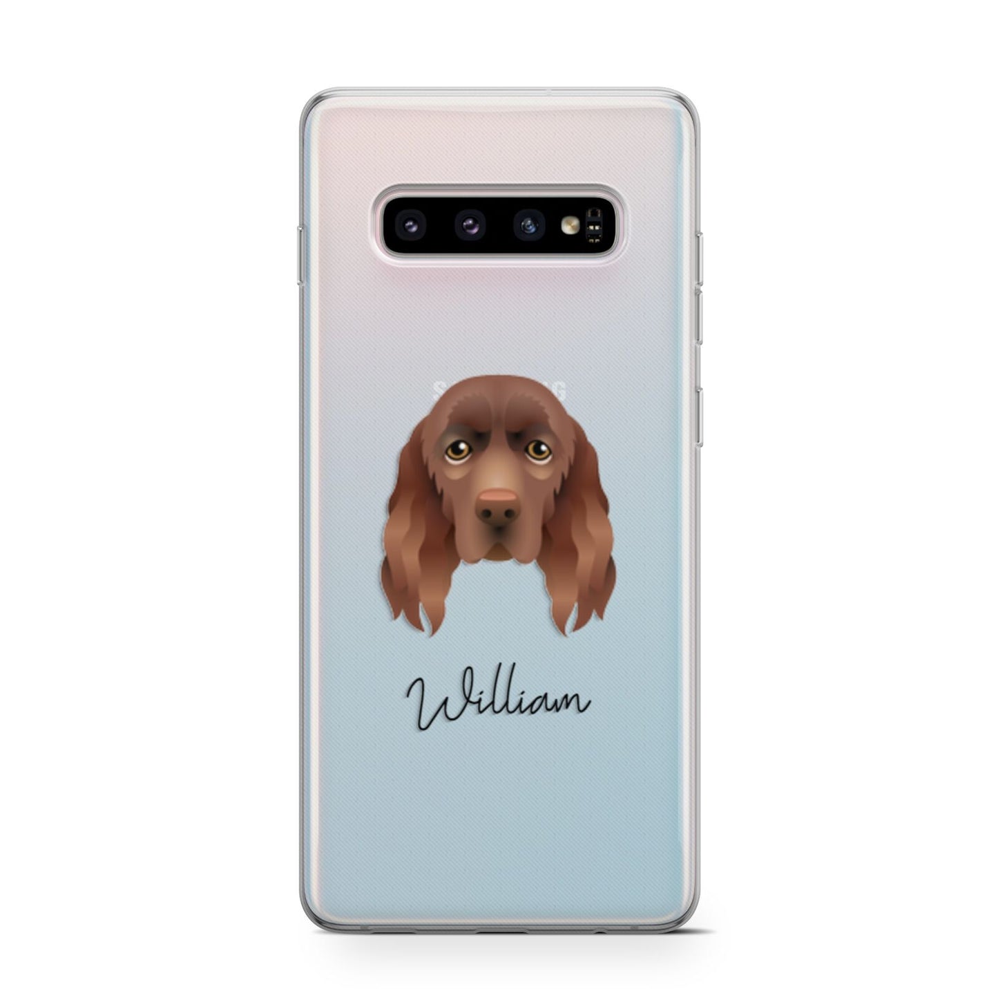 Sussex Spaniel Personalised Samsung Galaxy S10 Case