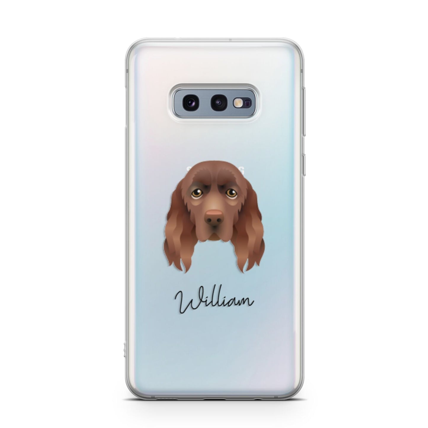 Sussex Spaniel Personalised Samsung Galaxy S10E Case