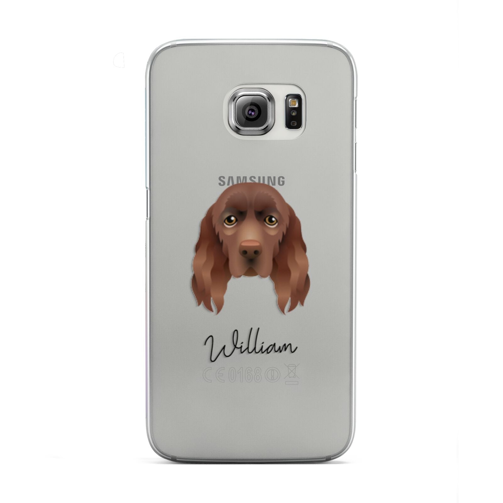 Sussex Spaniel Personalised Samsung Galaxy S6 Edge Case