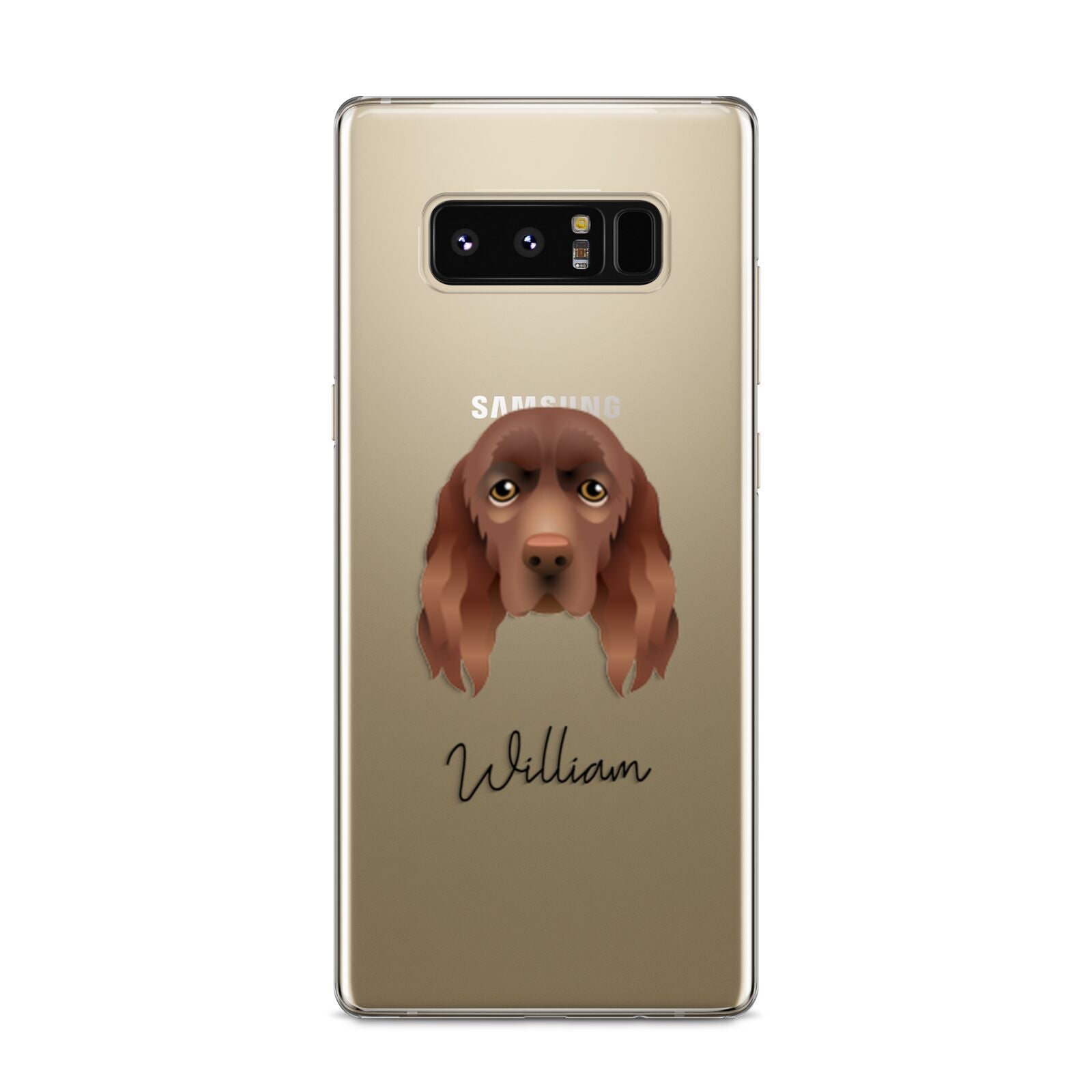 Sussex Spaniel Personalised Samsung Galaxy S8 Case