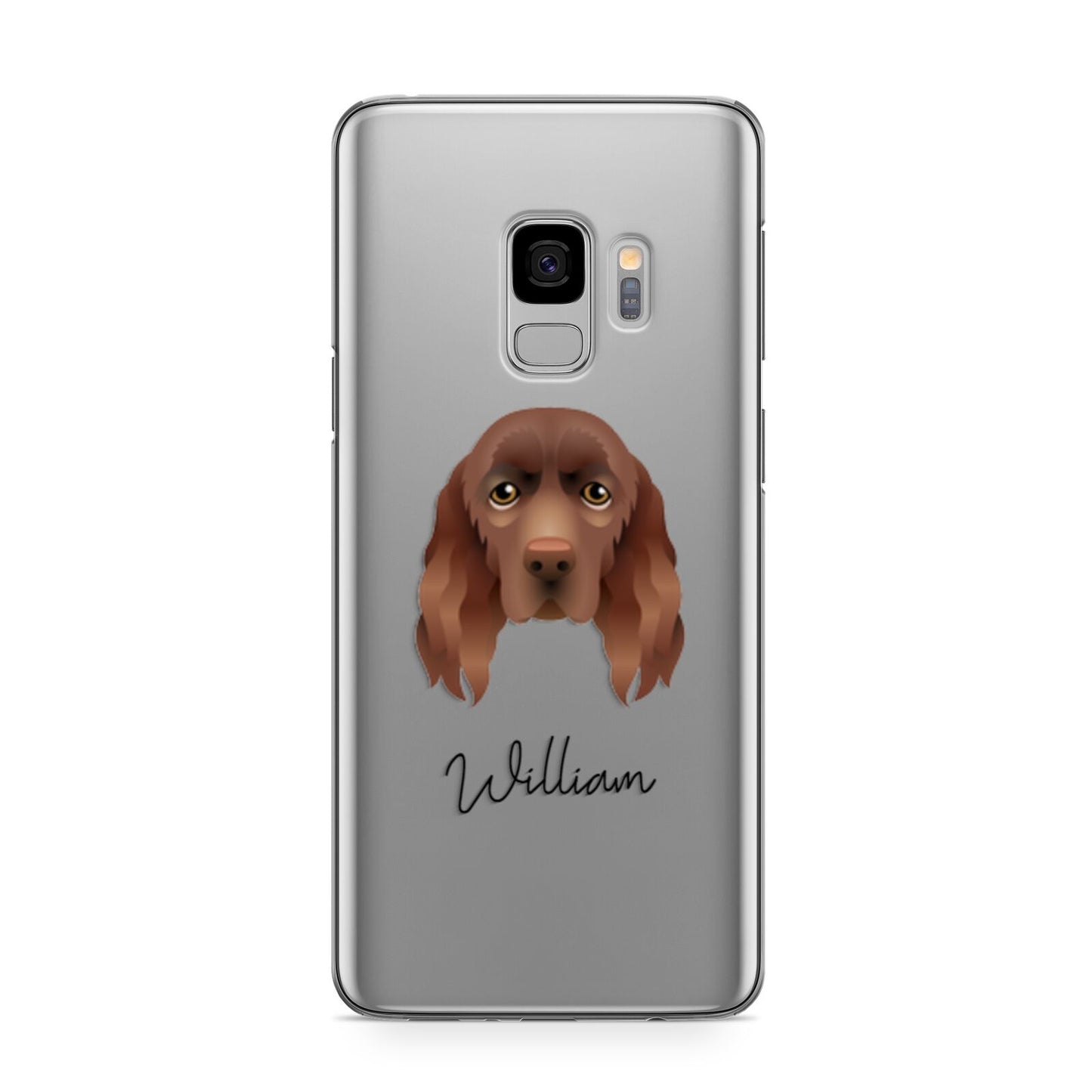Sussex Spaniel Personalised Samsung Galaxy S9 Case