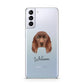 Sussex Spaniel Personalised Samsung S21 Plus Phone Case