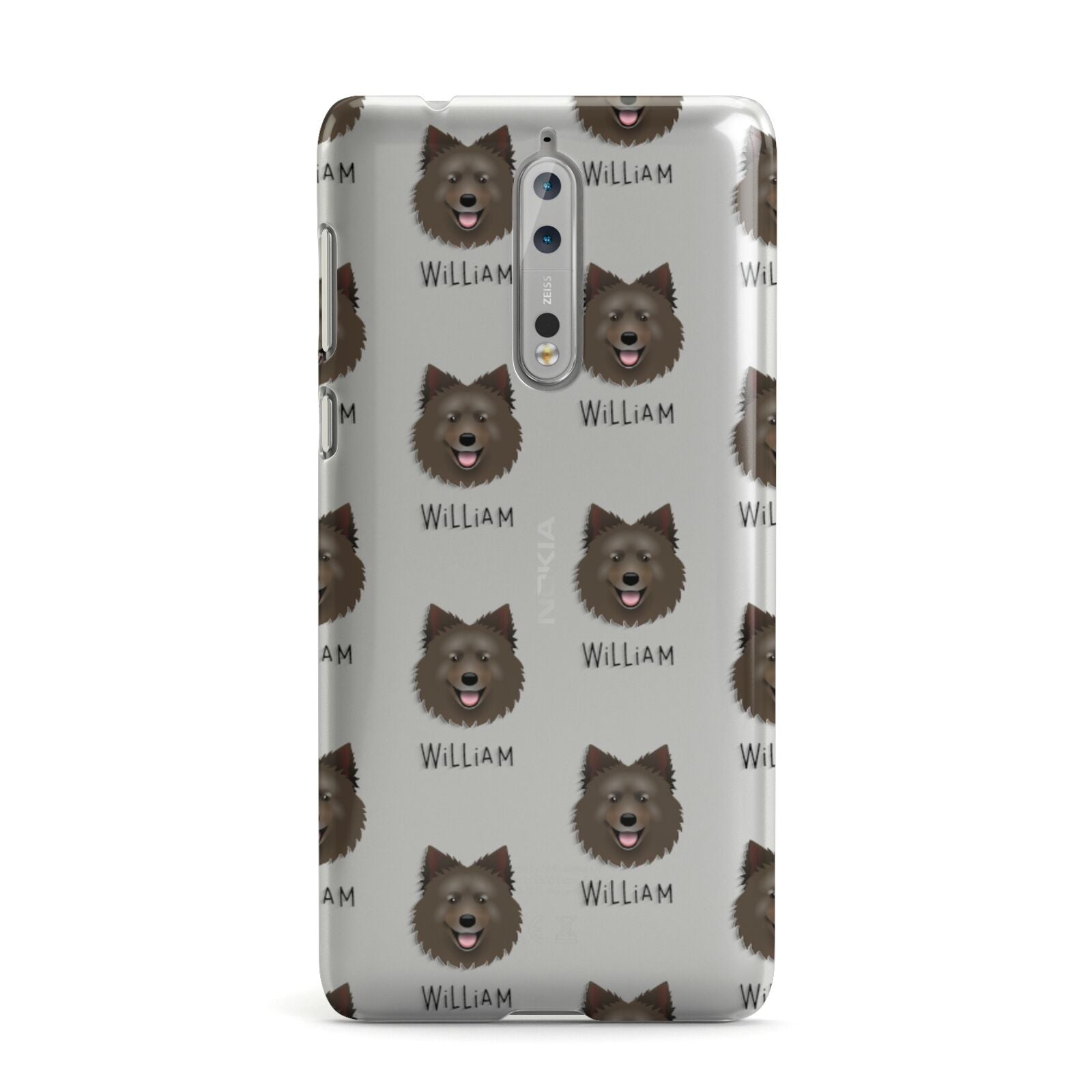 Swedish Lapphund Icon with Name Nokia Case