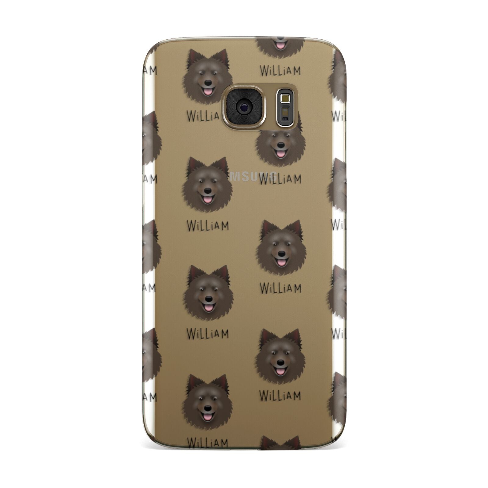 Swedish Lapphund Icon with Name Samsung Galaxy Case