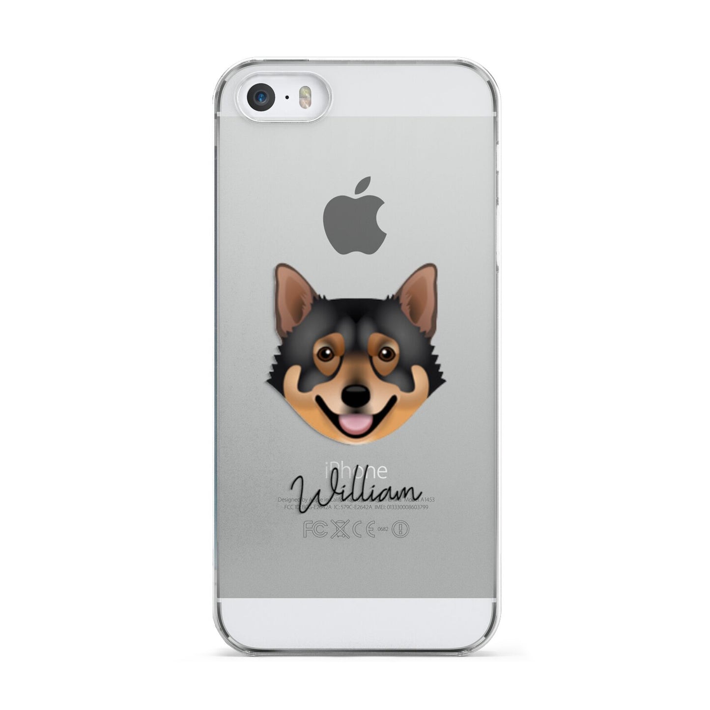 Swedish Vallhund Personalised Apple iPhone 5 Case