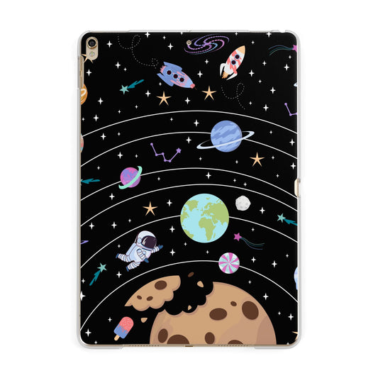 Sweet Celestial Scene Apple iPad Gold Case