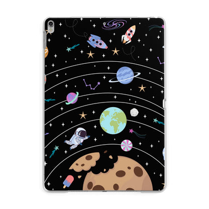 Sweet Celestial Scene Apple iPad Silver Case