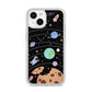 Sweet Celestial Scene iPhone 14 Clear Tough Case Starlight