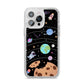 Sweet Celestial Scene iPhone 14 Pro Max Glitter Tough Case Silver