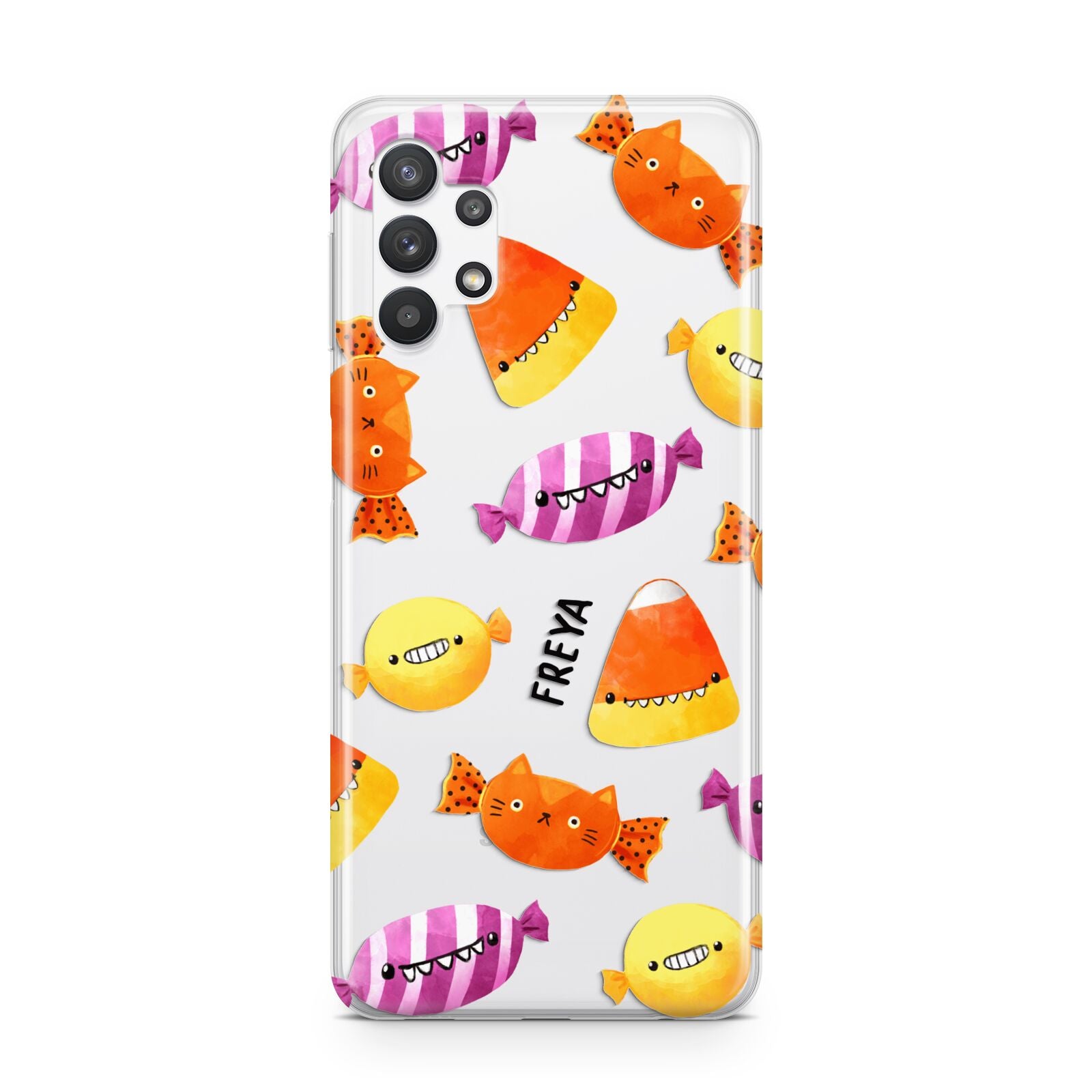 Sweet Faces Halloween Personalised Samsung A32 5G Case