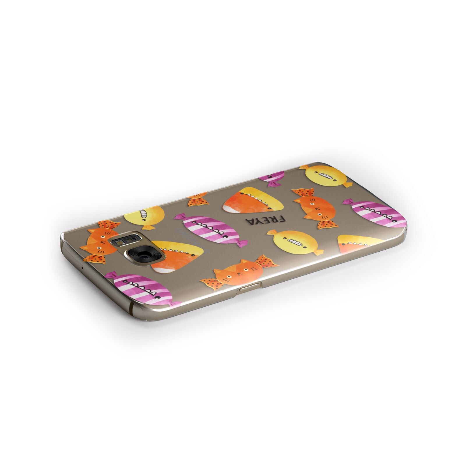 Sweet Faces Halloween Personalised Samsung Galaxy Case Side Close Up