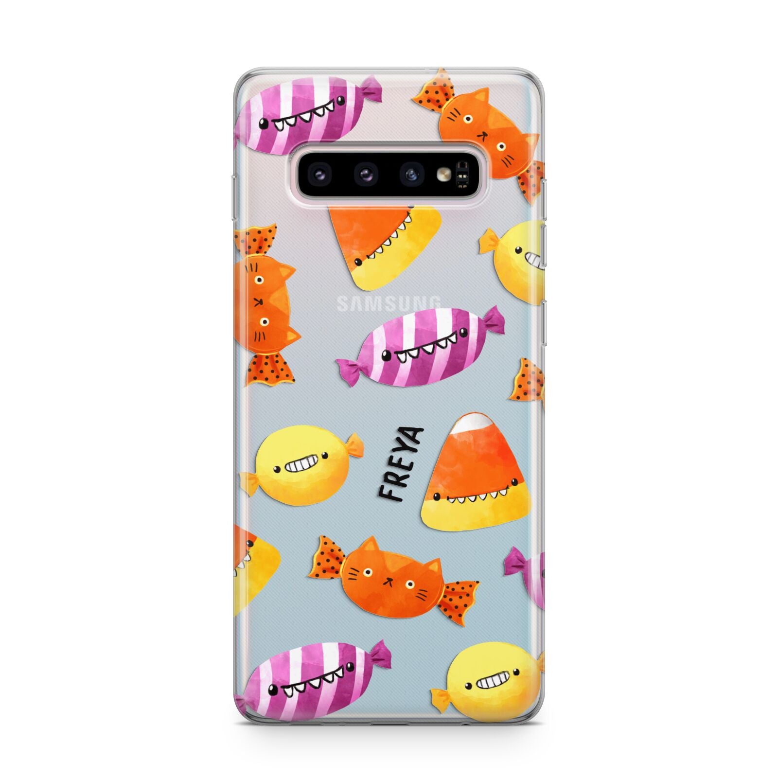 Sweet Faces Halloween Personalised Samsung Galaxy S10 Plus Case