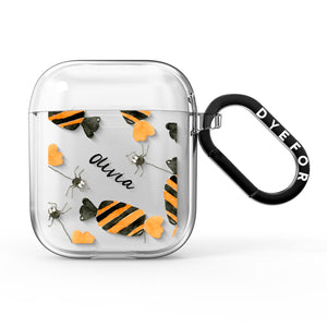 Sweet Spider Halloween Personalised AirPods Case