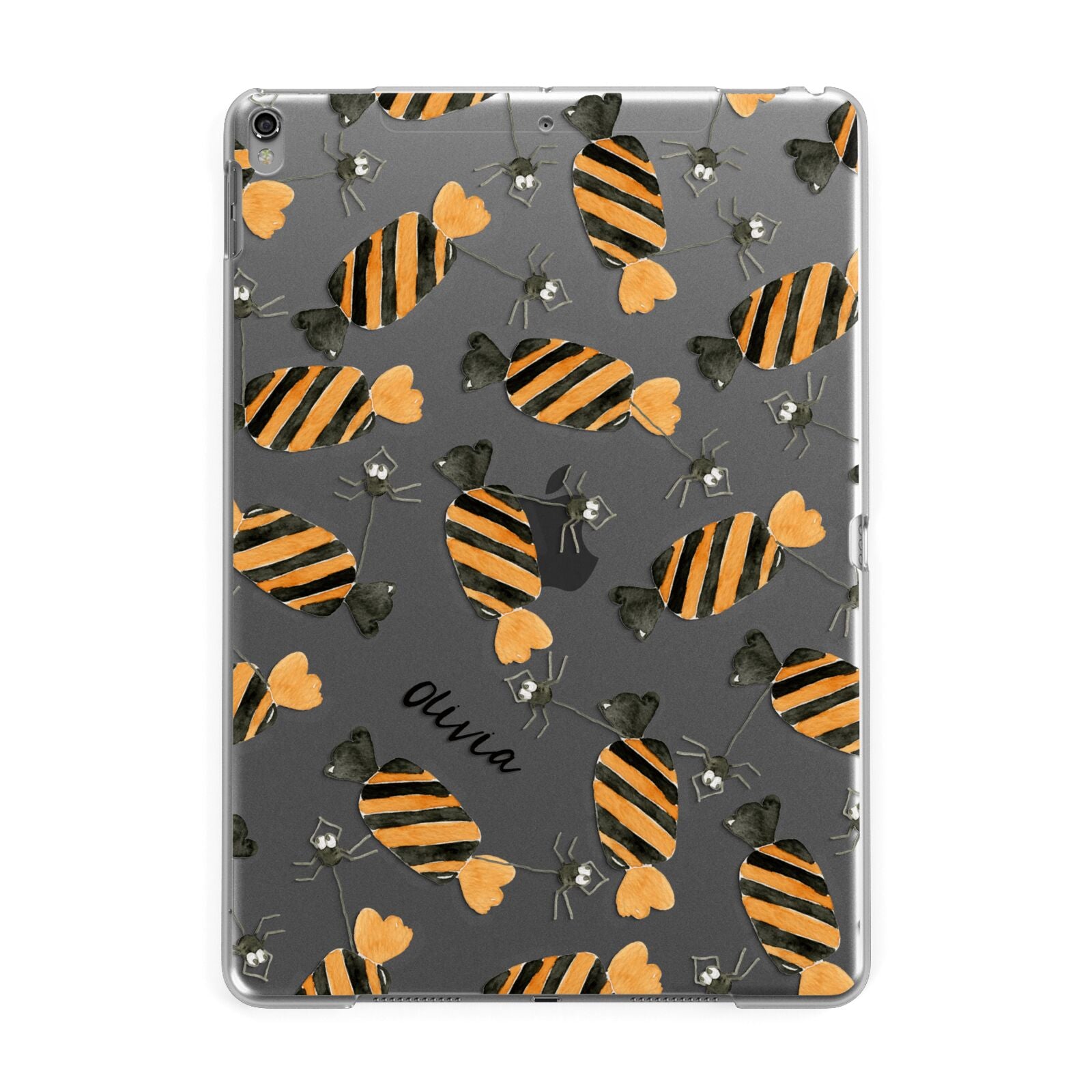 Sweet Spider Halloween Personalised Apple iPad Grey Case