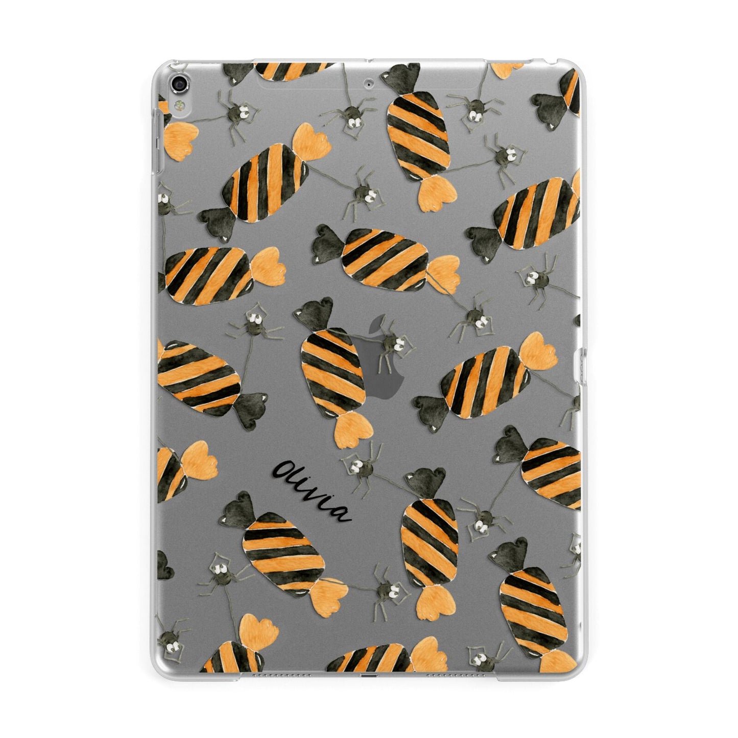 Sweet Spider Halloween Personalised Apple iPad Silver Case