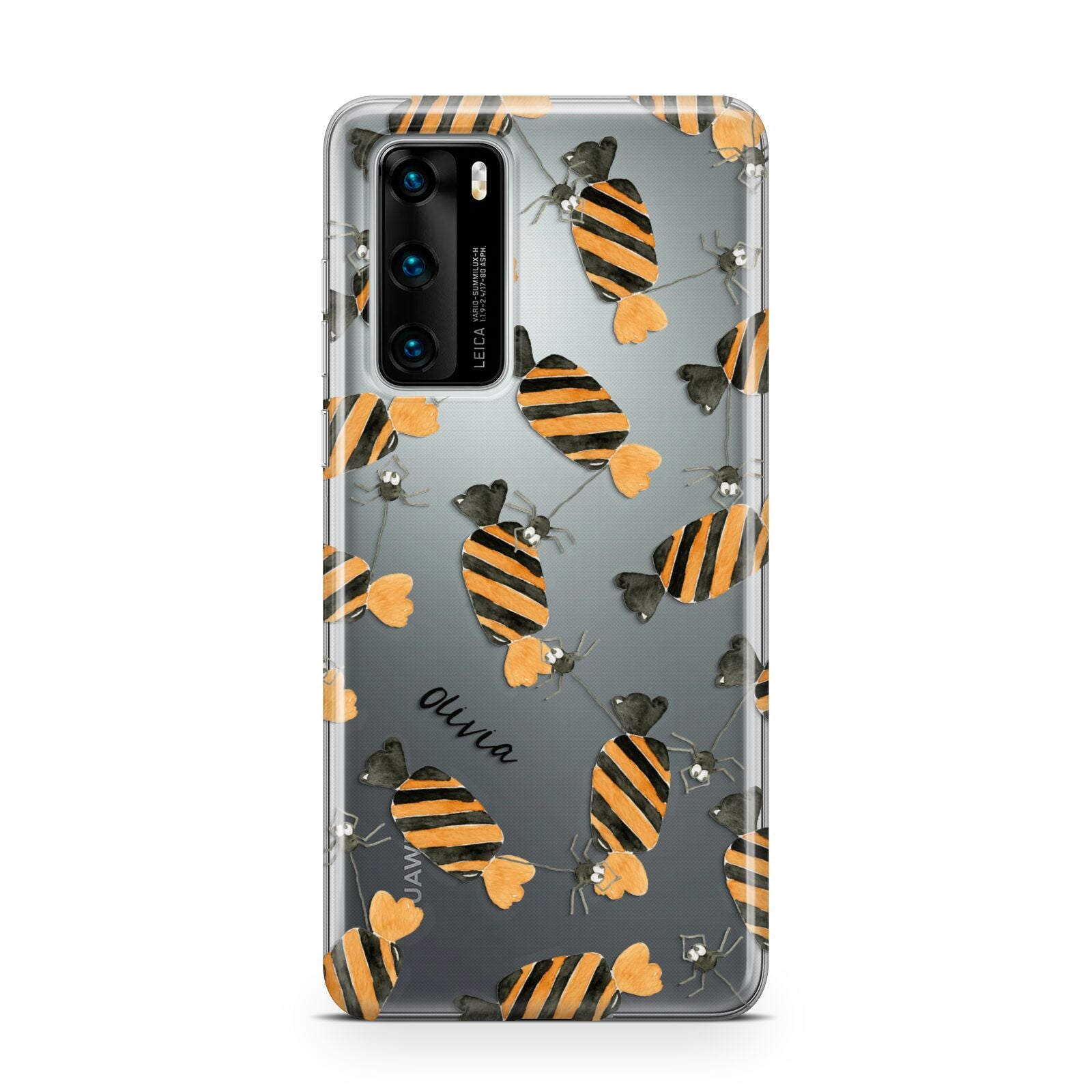 Sweet Spider Halloween Personalised Huawei P40 Phone Case