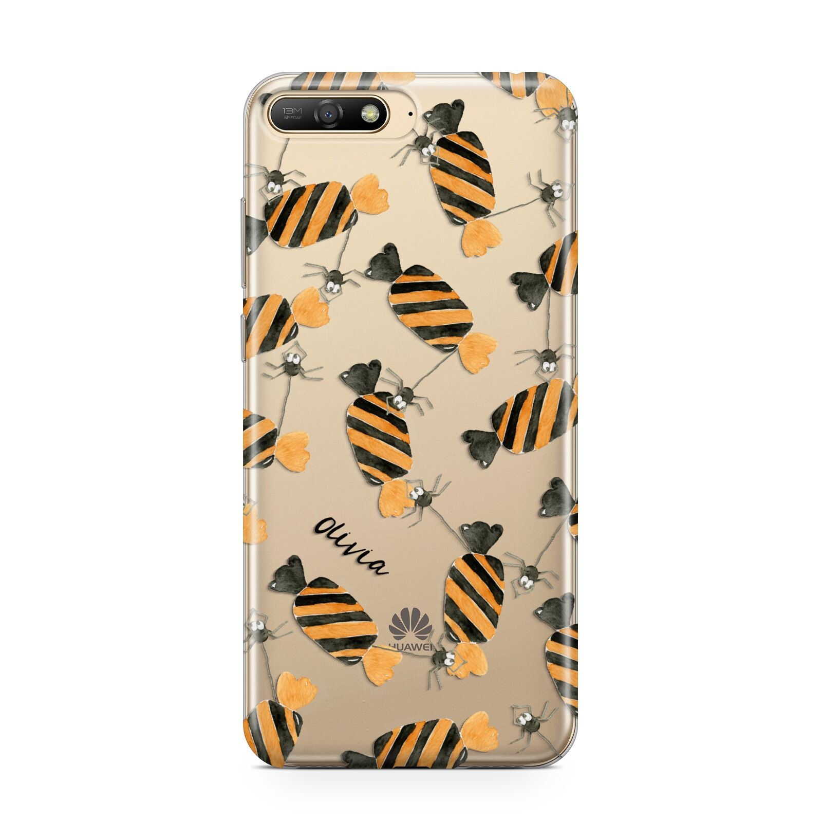 Sweet Spider Halloween Personalised Huawei Y6 2018