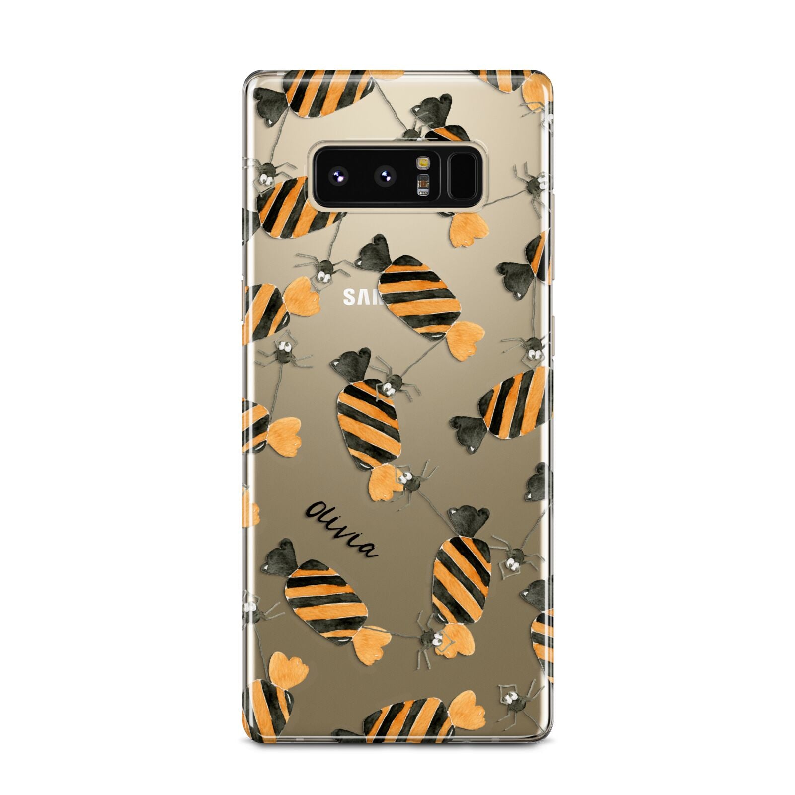 Sweet Spider Halloween Personalised Samsung Galaxy Note 8 Case