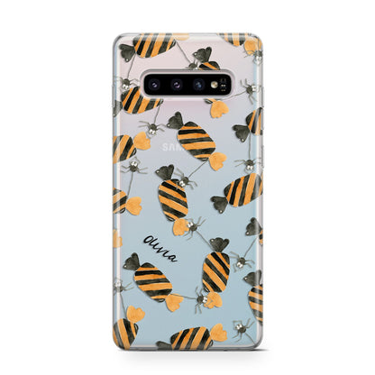 Sweet Spider Halloween Personalised Samsung Galaxy S10 Case