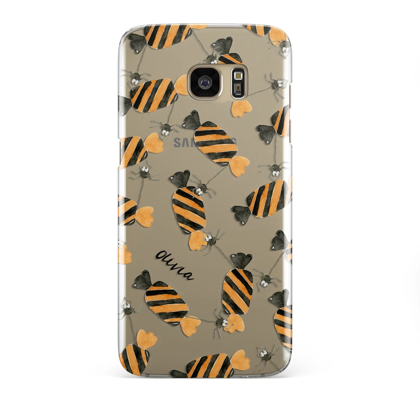 Sweet Spider Halloween Personalised Samsung Galaxy S7 Edge Case