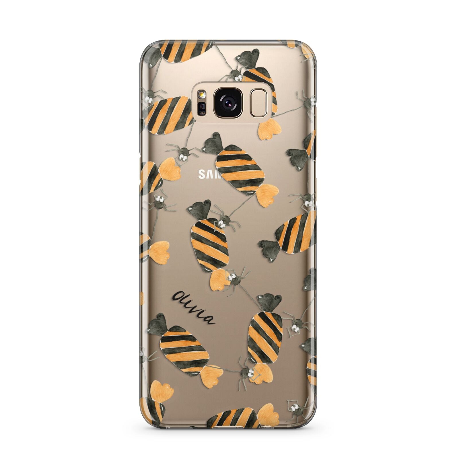 Sweet Spider Halloween Personalised Samsung Galaxy S8 Plus Case