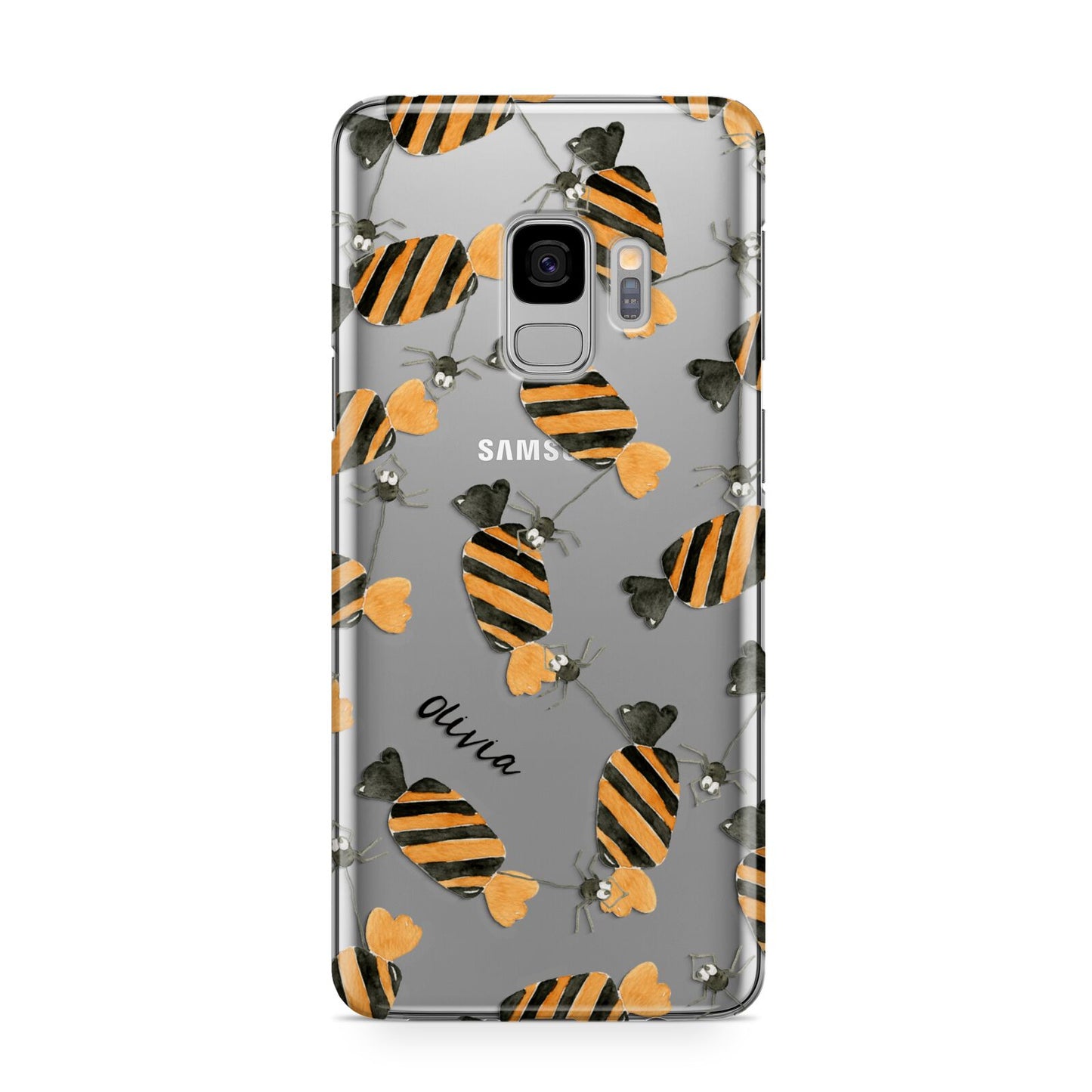 Sweet Spider Halloween Personalised Samsung Galaxy S9 Case