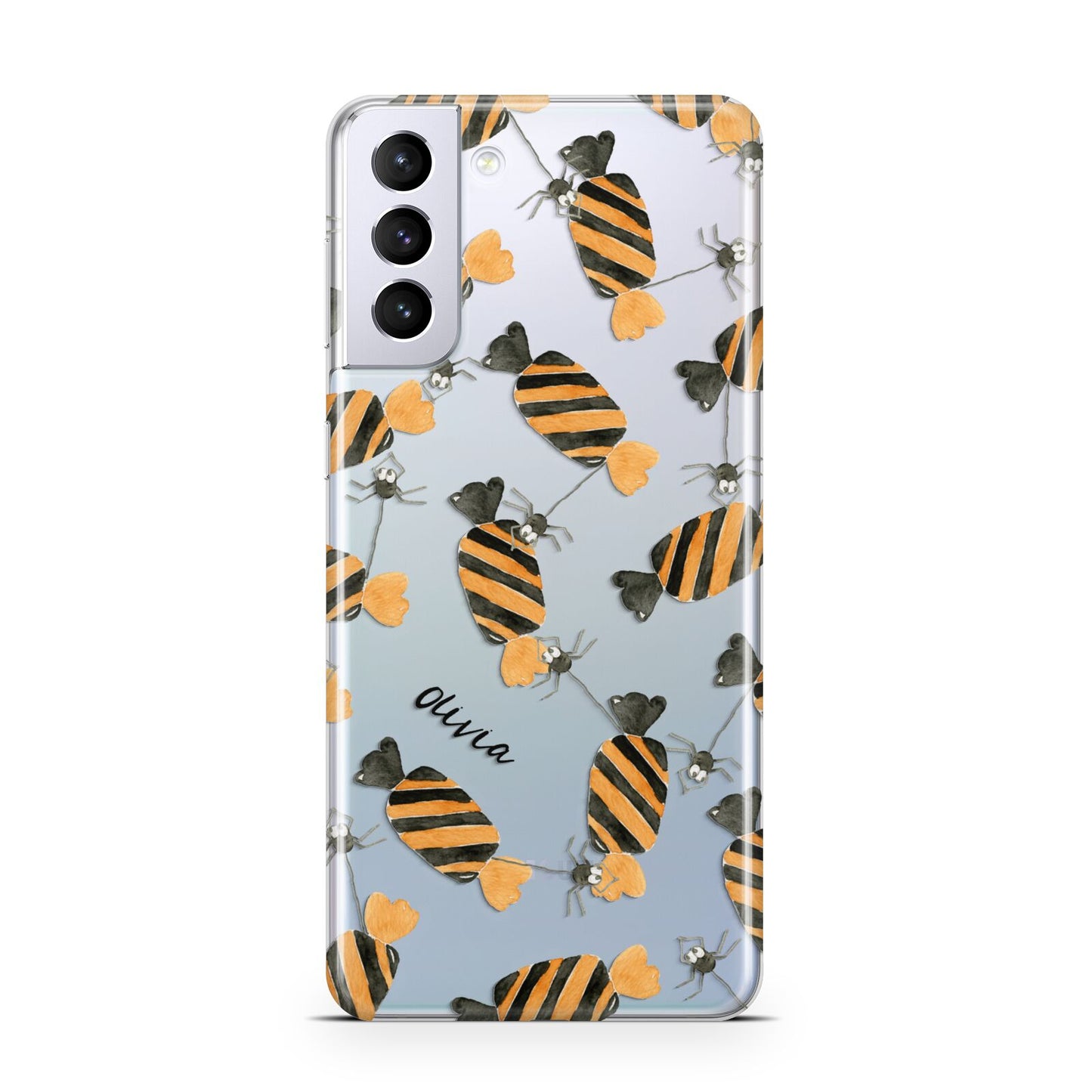 Sweet Spider Halloween Personalised Samsung S21 Plus Case