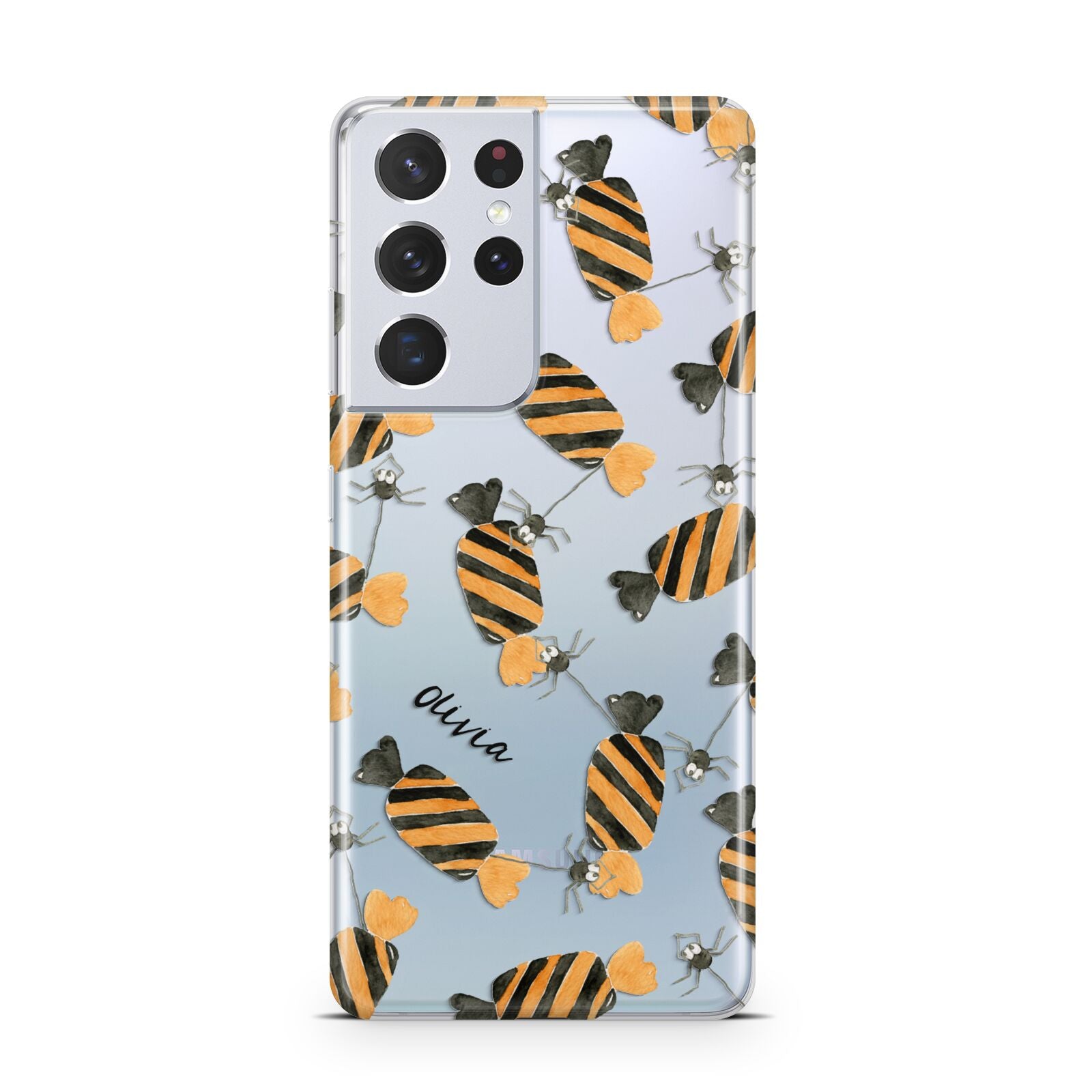 Sweet Spider Halloween Personalised Samsung S21 Ultra Case