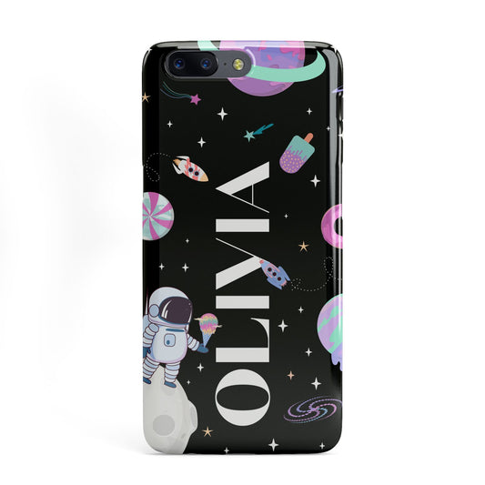 Sweet Treats in Space with Name OnePlus Case