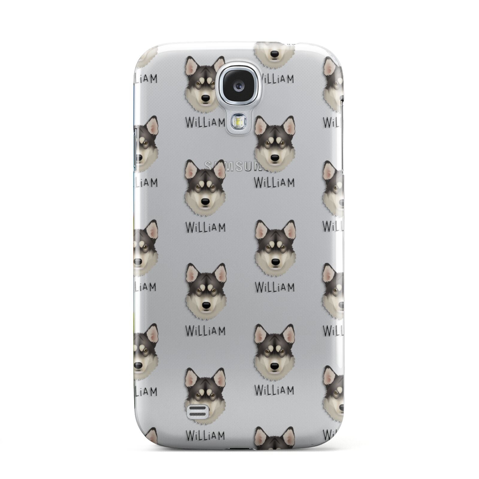 Tamaskan Icon with Name Samsung Galaxy S4 Case