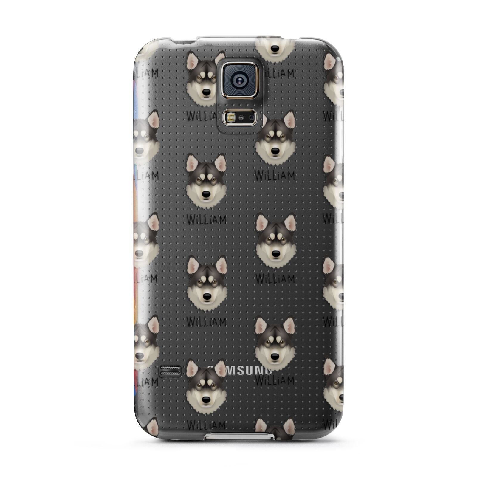 Tamaskan Icon with Name Samsung Galaxy S5 Case