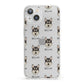 Tamaskan Icon with Name iPhone 13 Clear Bumper Case