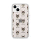 Tamaskan Icon with Name iPhone 14 Clear Tough Case Starlight