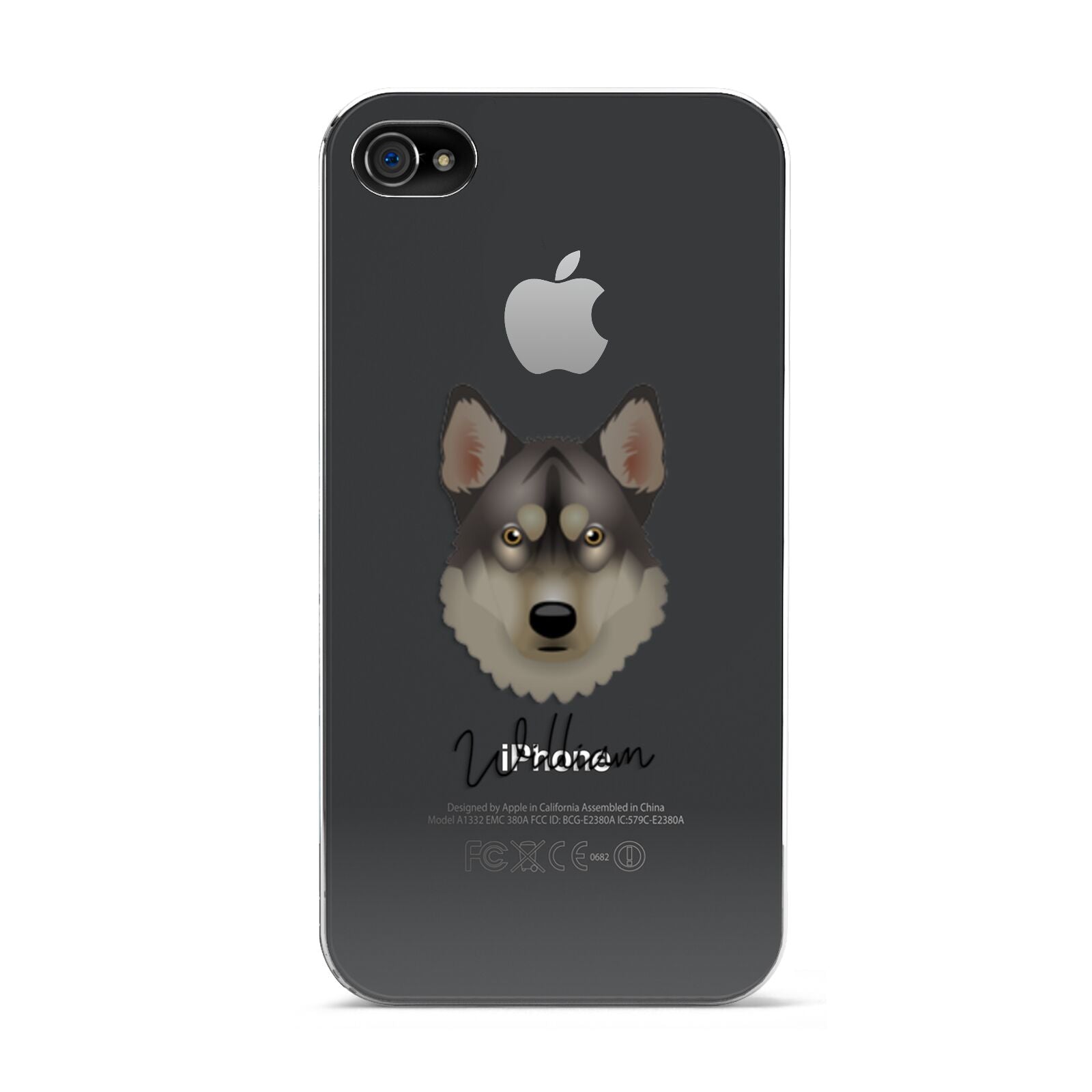 Tamaskan Personalised Apple iPhone 4s Case