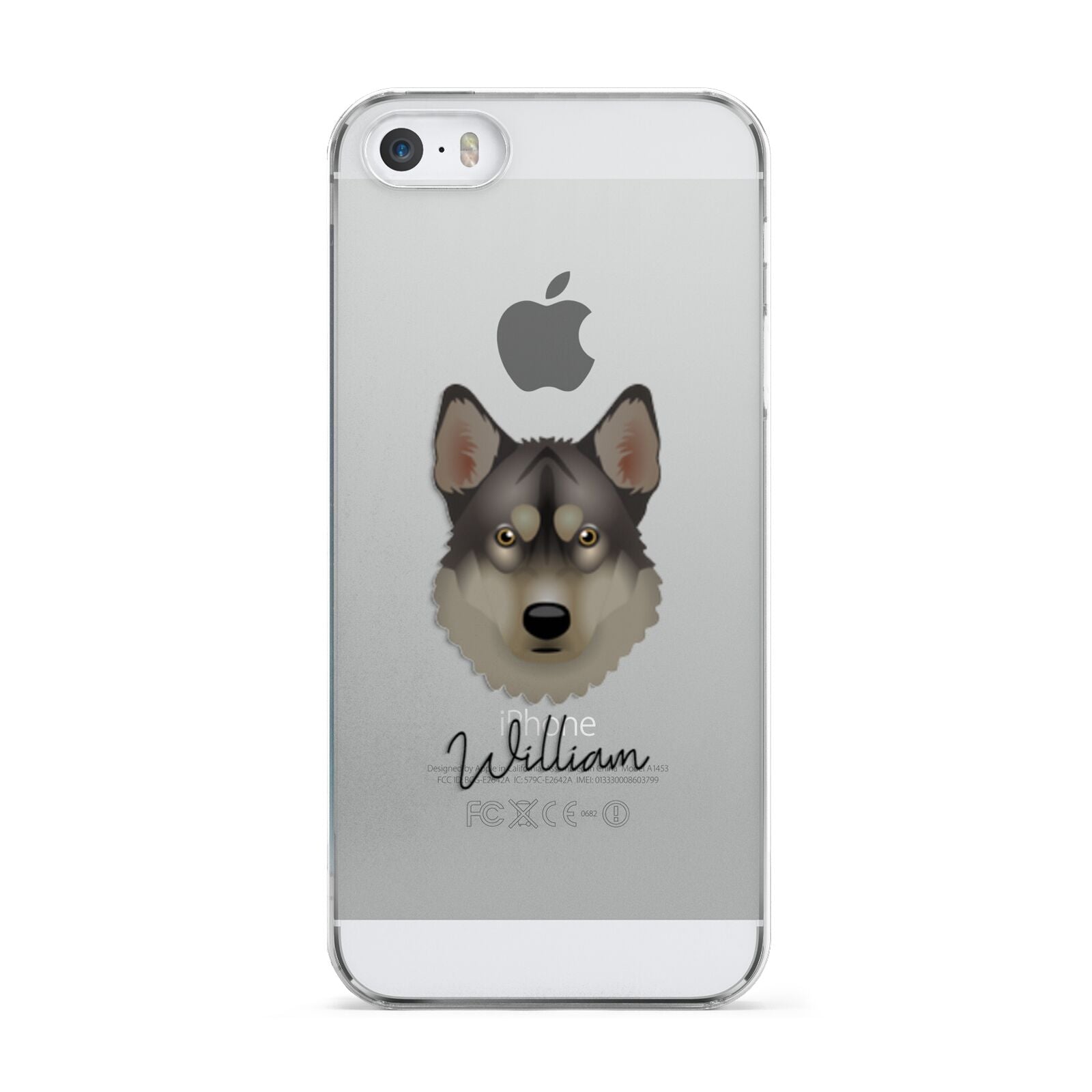 Tamaskan Personalised Apple iPhone 5 Case