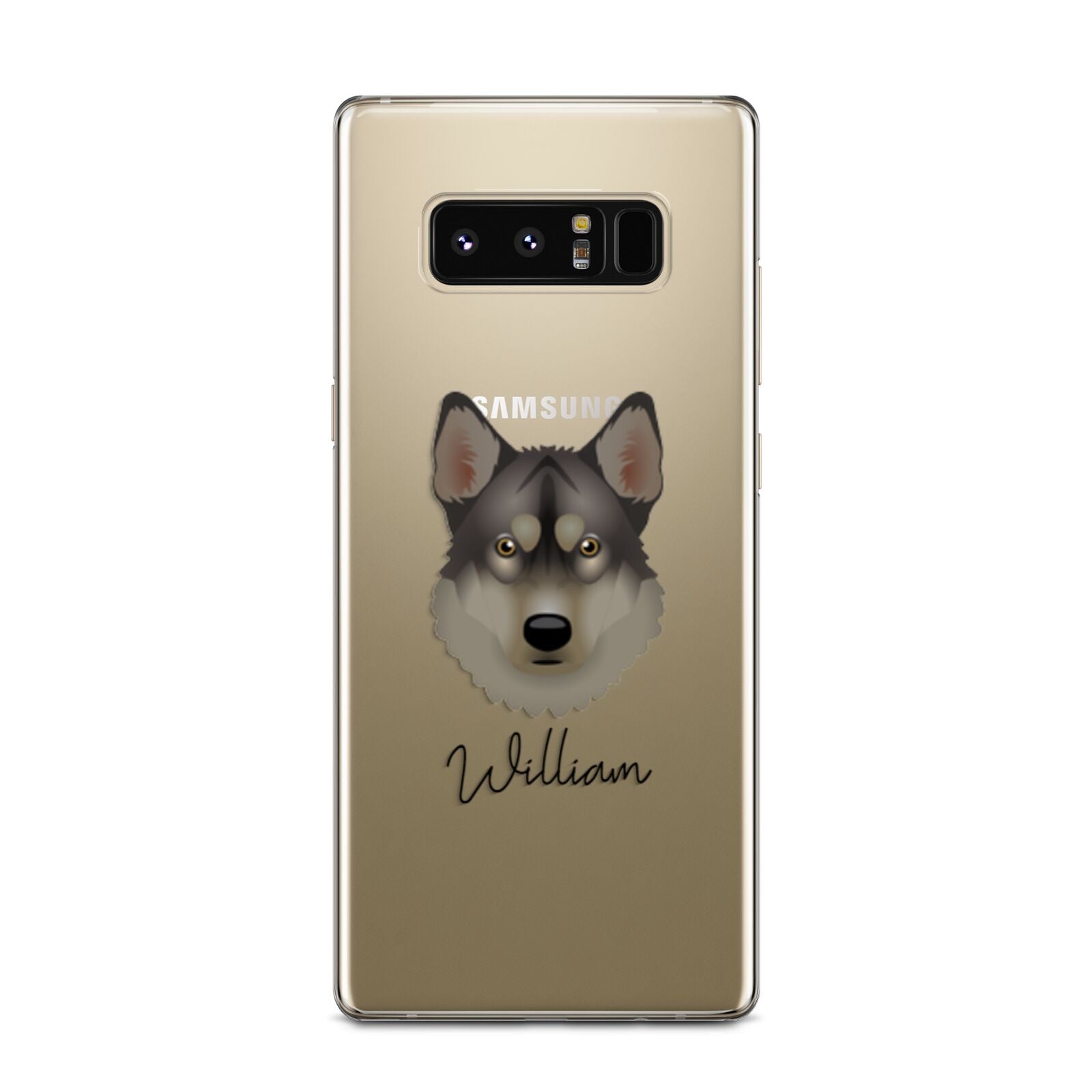 Tamaskan Personalised Samsung Galaxy Note 8 Case