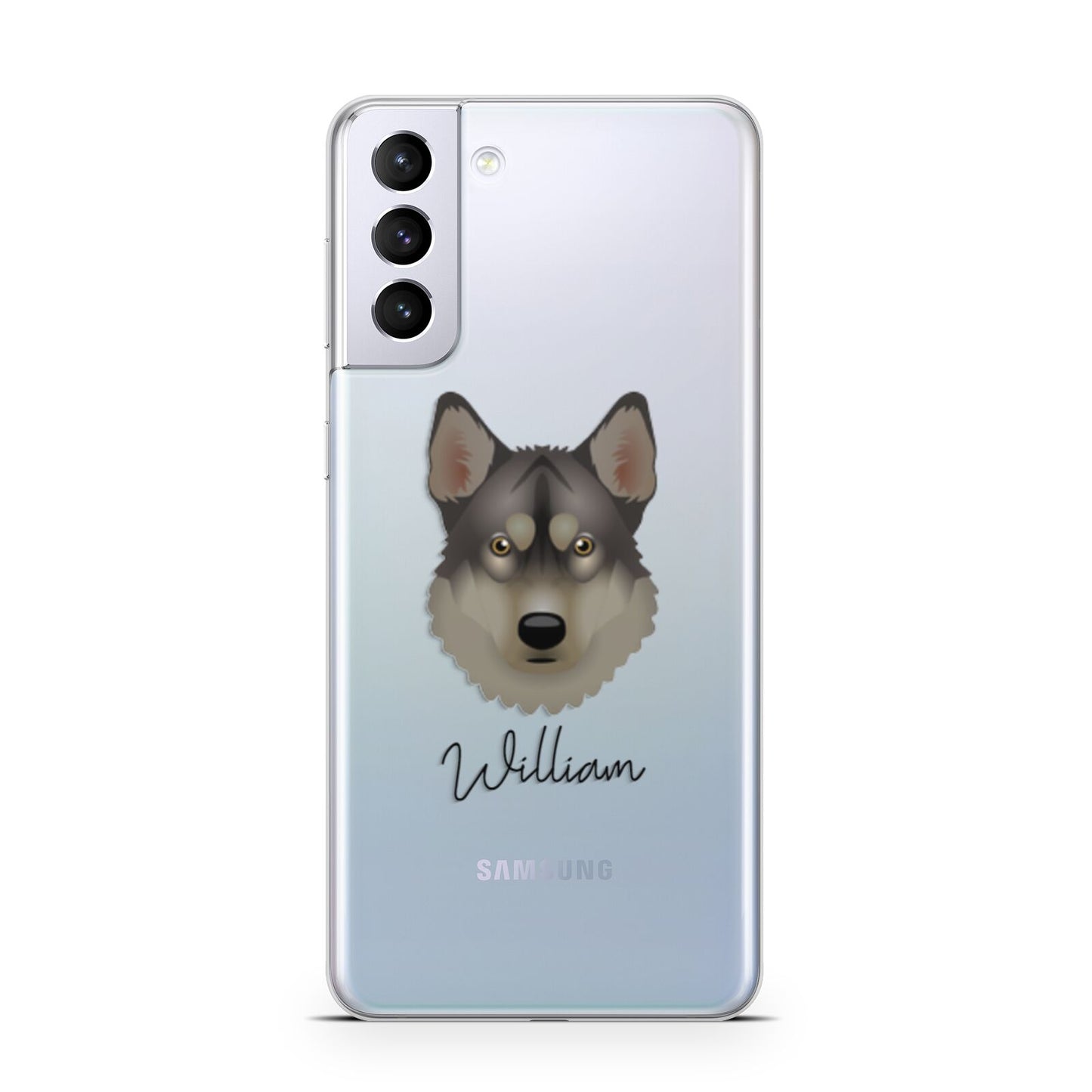 Tamaskan Personalised Samsung S21 Plus Phone Case