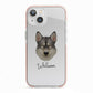 Tamaskan Personalised iPhone 13 TPU Impact Case with Pink Edges