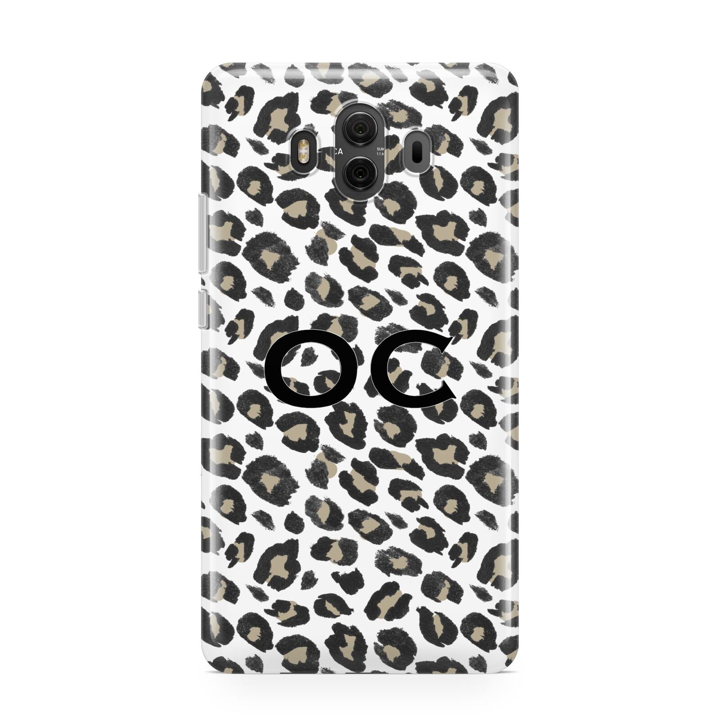 Tan Leopard Print Pattern Huawei Mate 10 Protective Phone Case