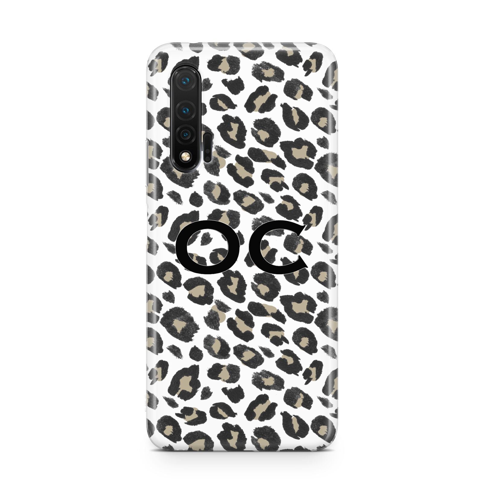 Tan Leopard Print Pattern Huawei Nova 6 Phone Case