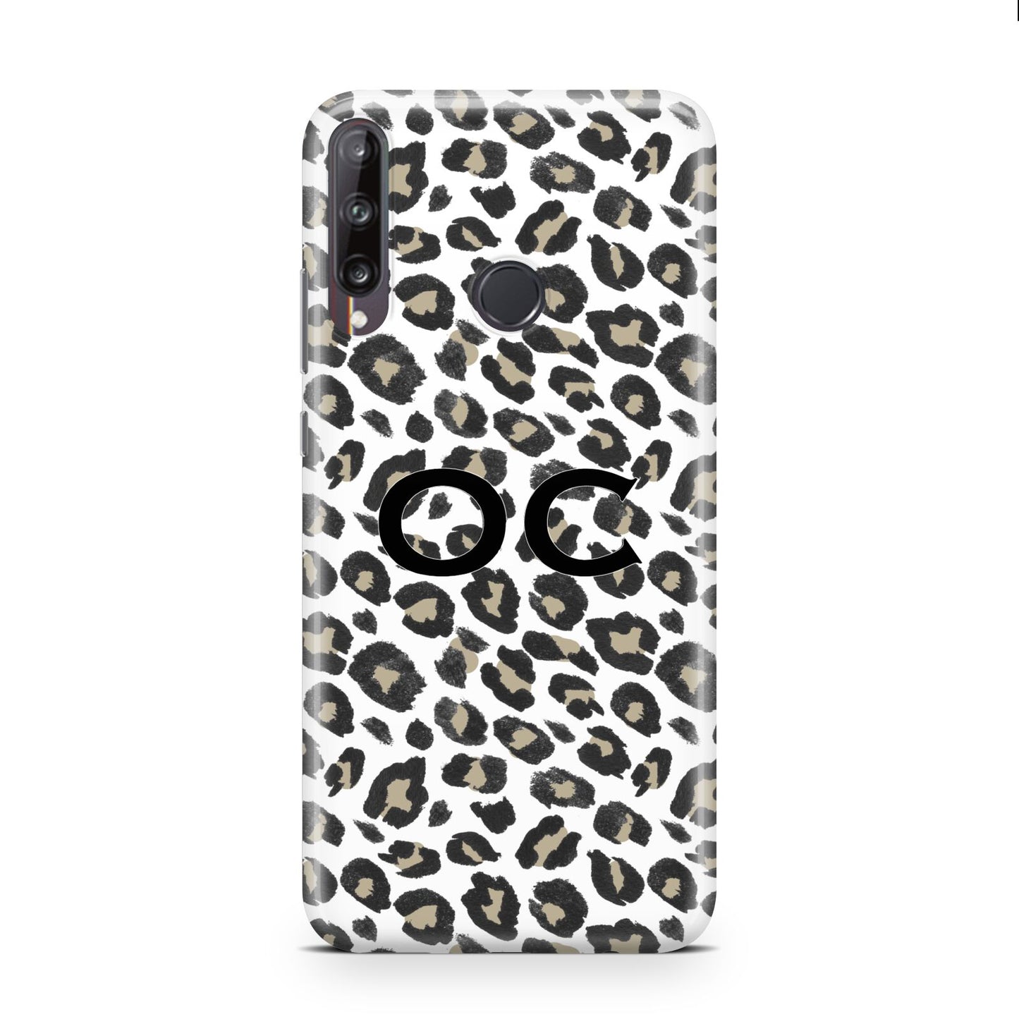 Tan Leopard Print Pattern Huawei P40 Lite E Phone Case