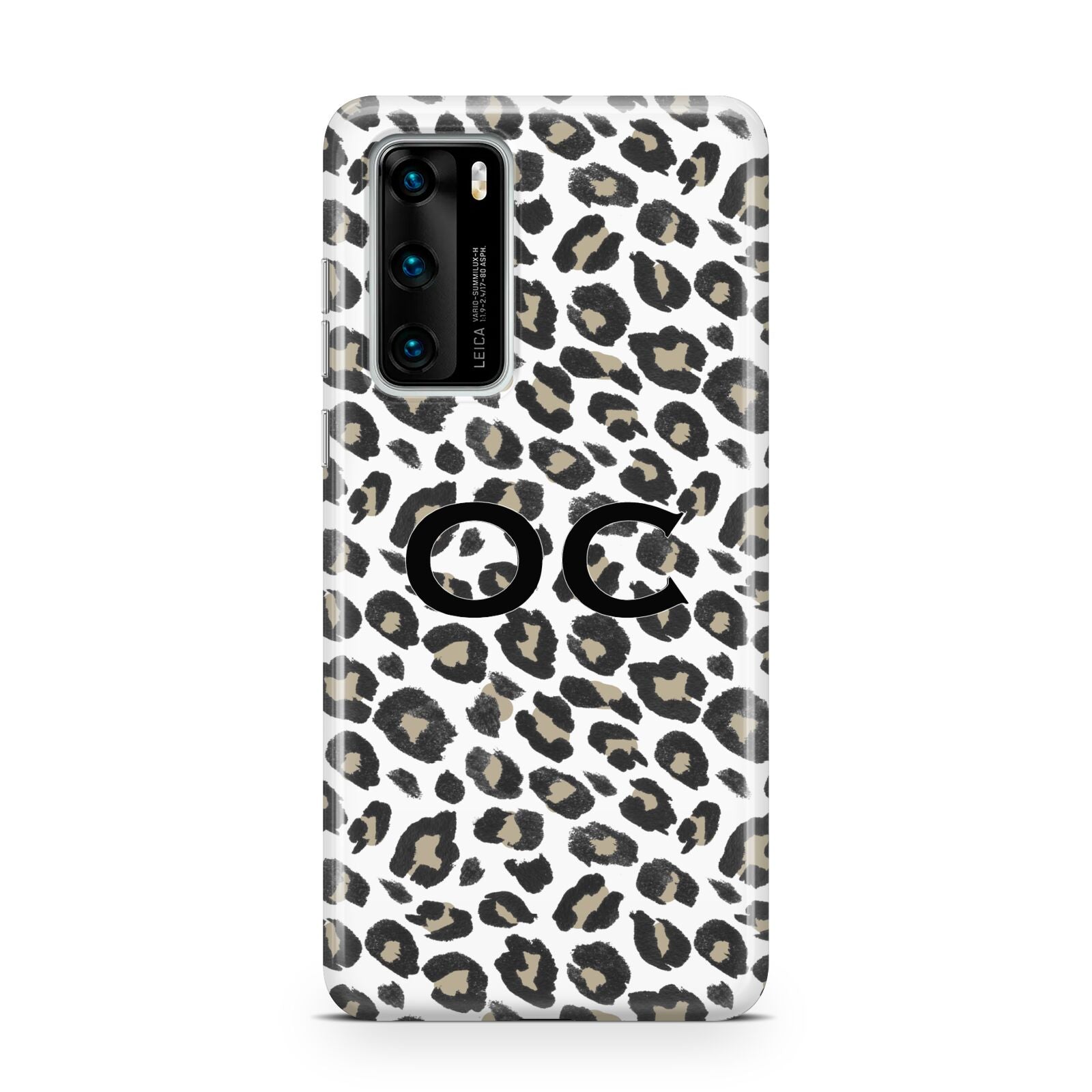 Tan Leopard Print Pattern Huawei P40 Phone Case