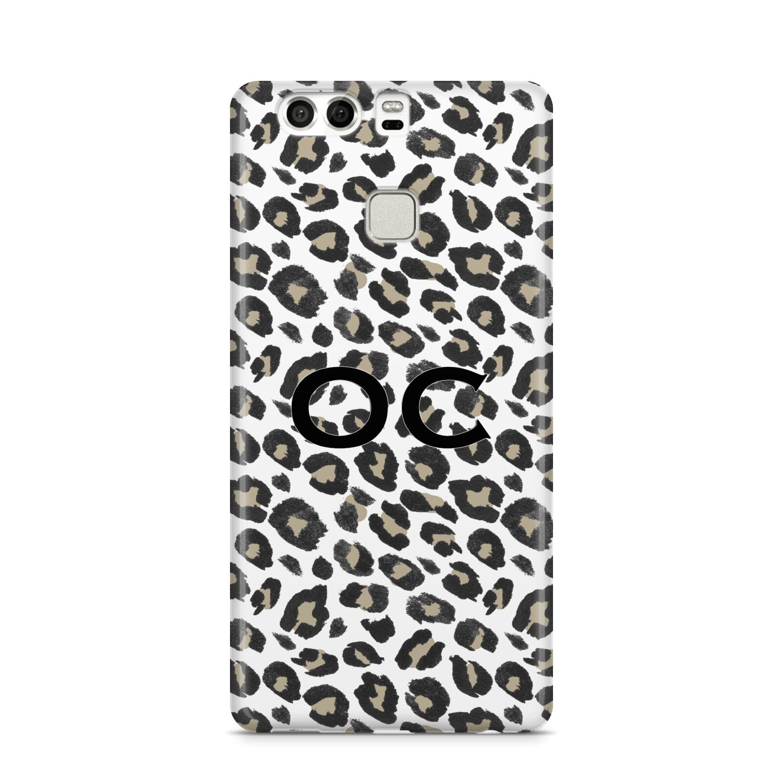 Tan Leopard Print Pattern Huawei P9 Case