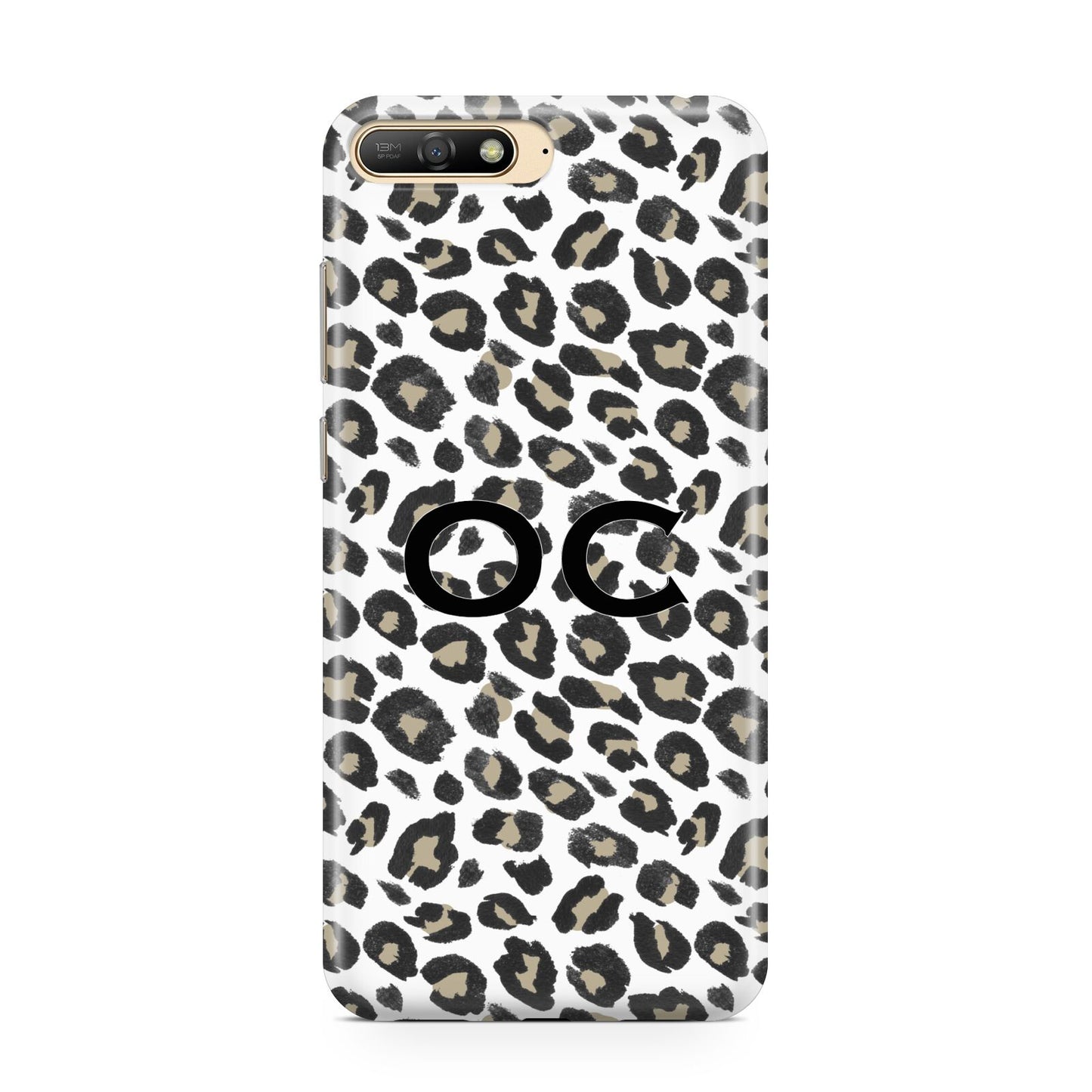 Tan Leopard Print Pattern Huawei Y6 2018