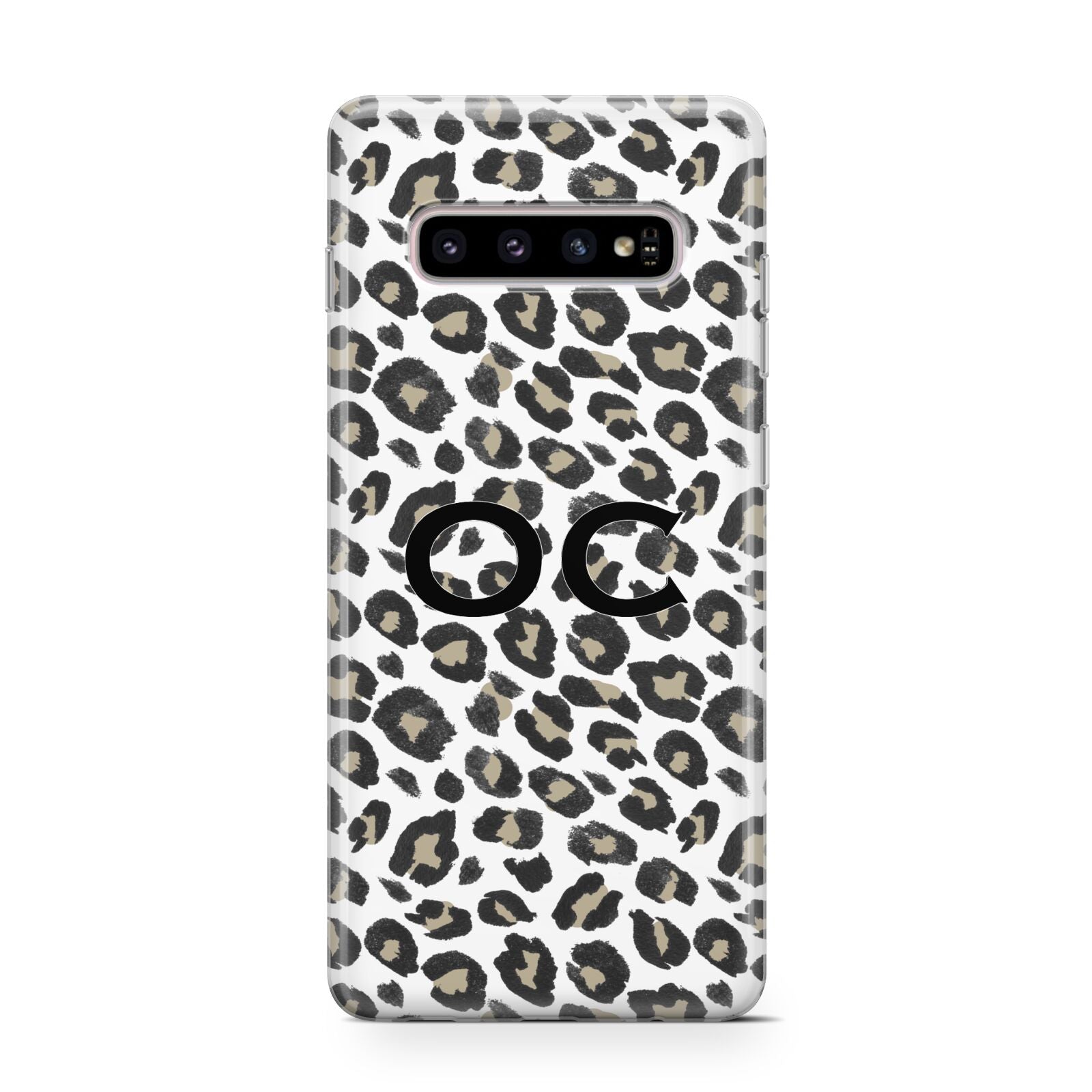 Tan Leopard Print Pattern Protective Samsung Galaxy Case