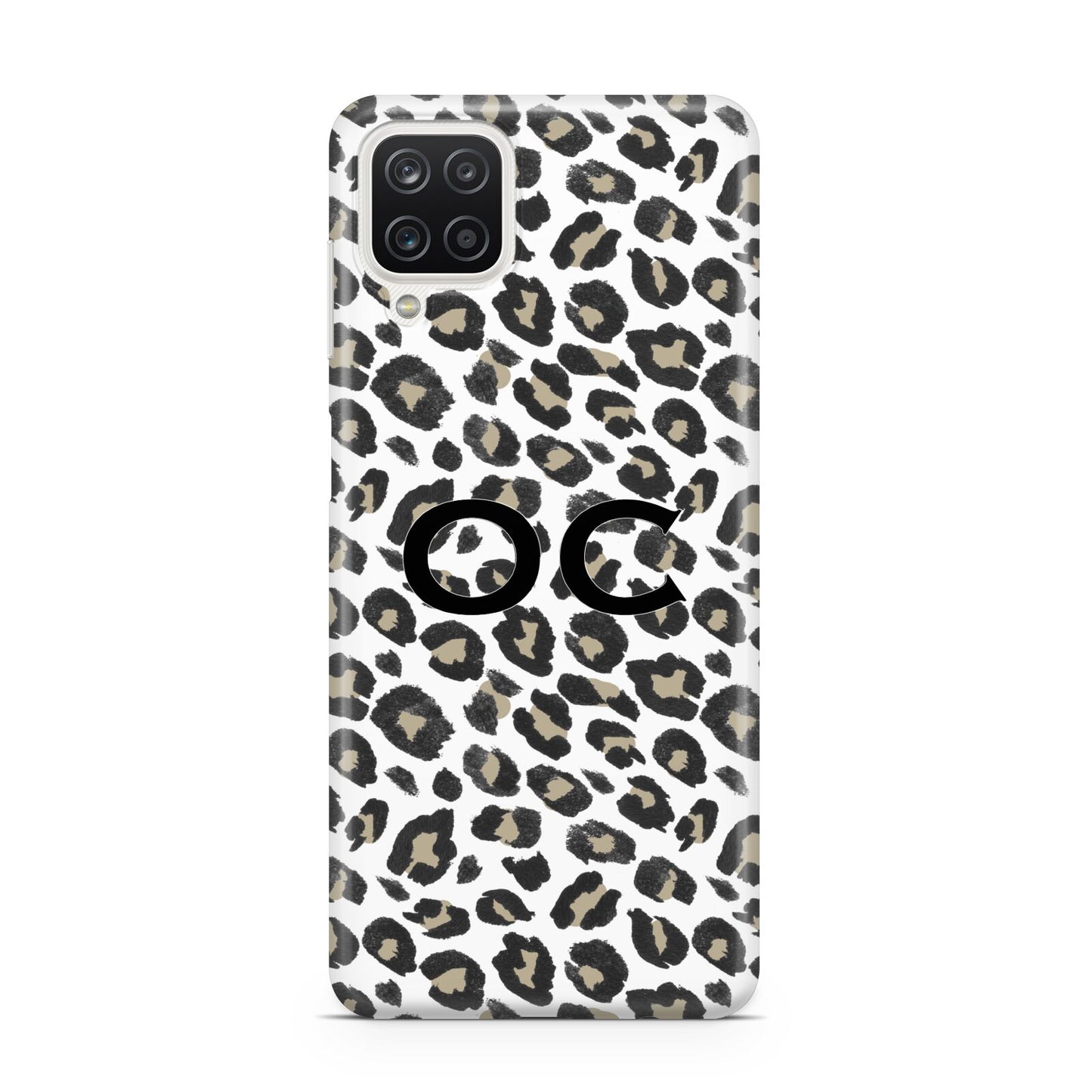 Tan Leopard Print Pattern Samsung A12 Case