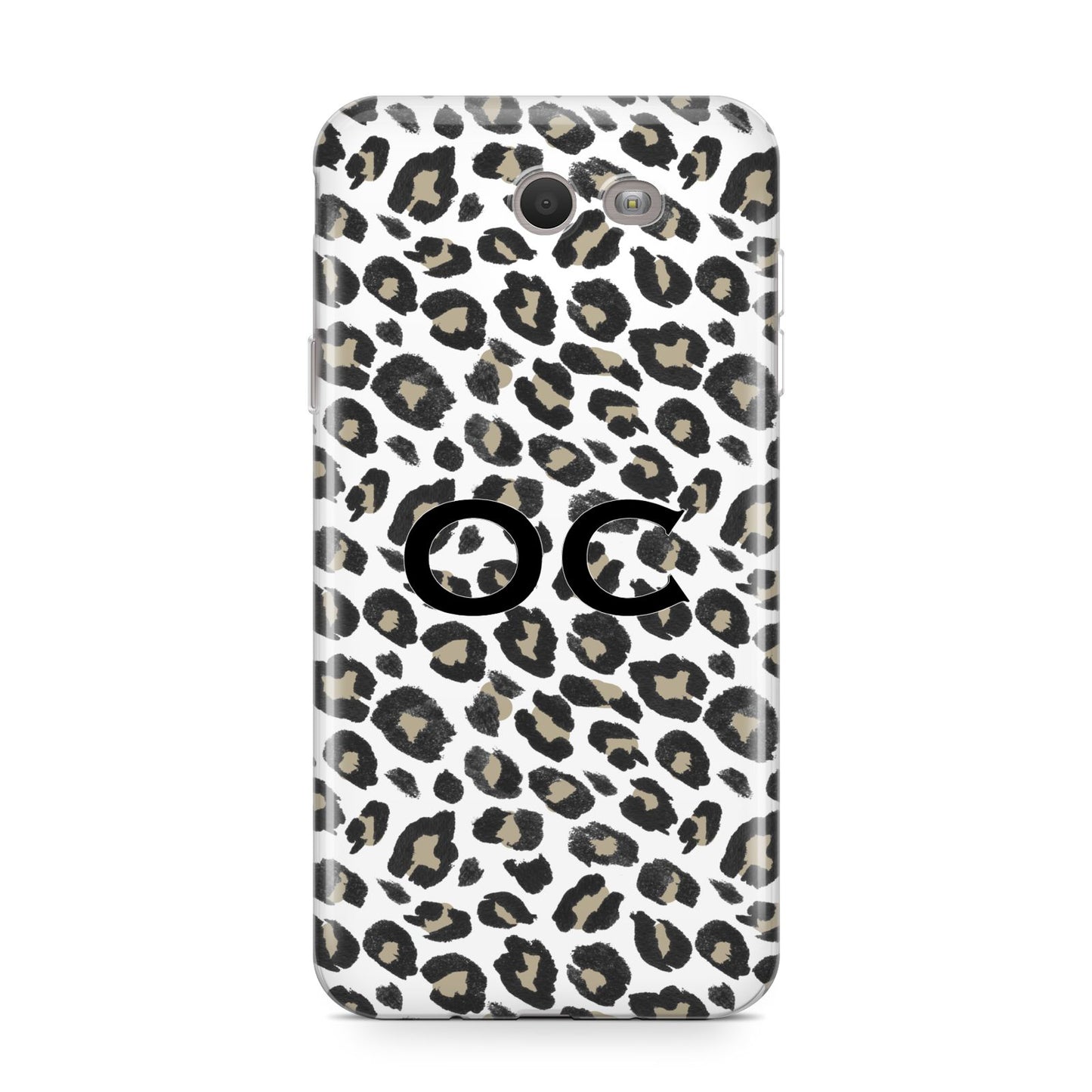 Tan Leopard Print Pattern Samsung Galaxy J7 2017 Case