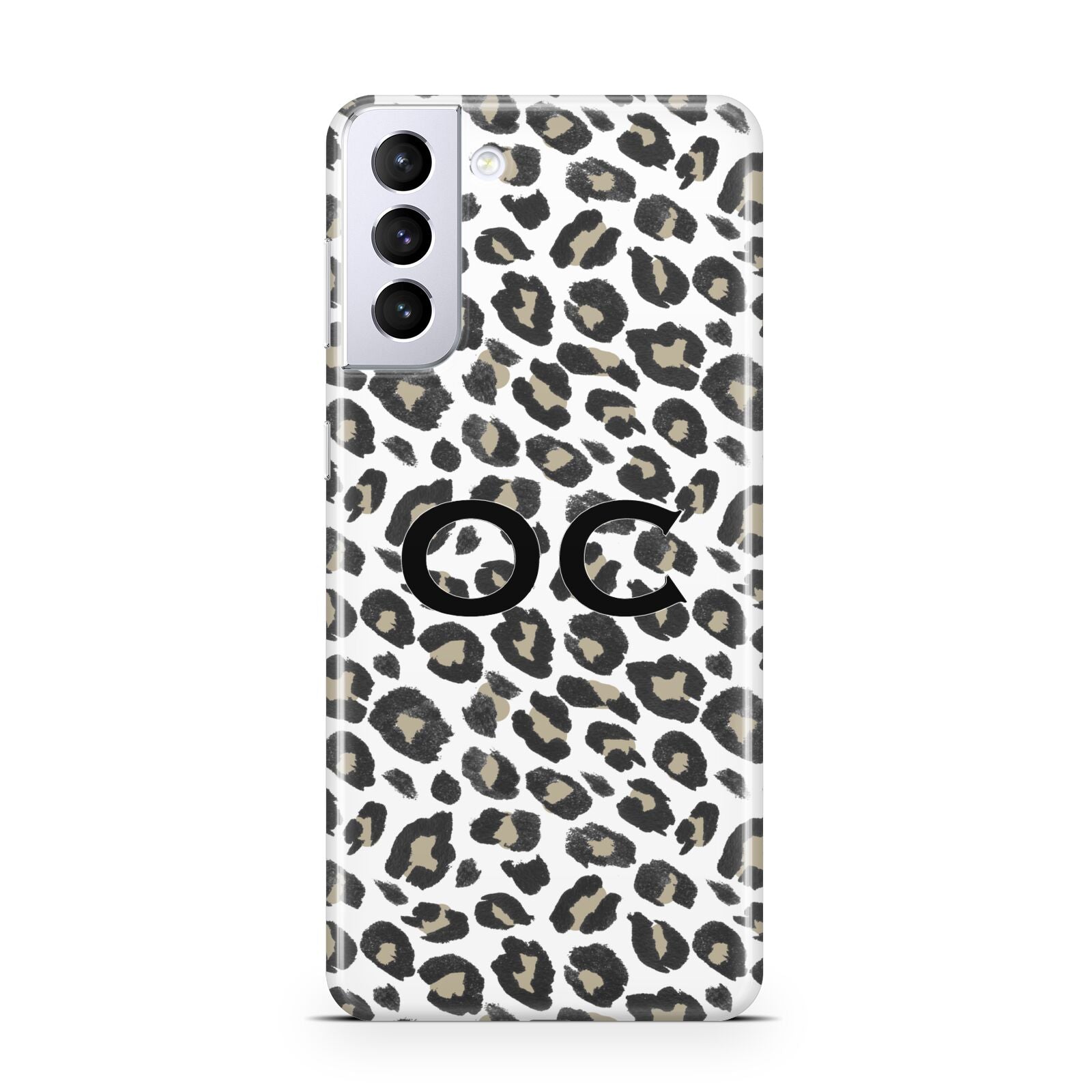 Tan Leopard Print Pattern Samsung S21 Plus Case