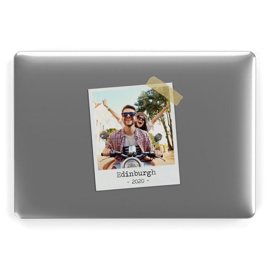 Taped Holiday Snap Photo Upload Apple MacBook Case