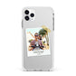 Taped Holiday Snap Photo Upload Apple iPhone 11 Pro Max in Silver with White Impact Case